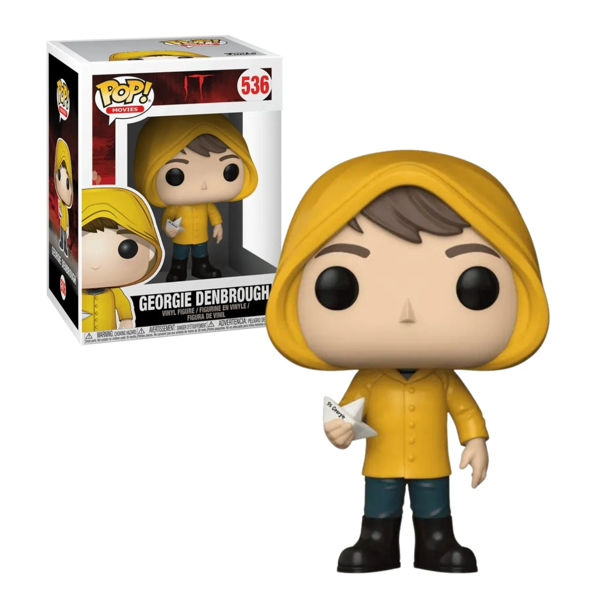 Funko Pop! Georgie Denbrough 536 - IT: A Coisa - Geek Plus