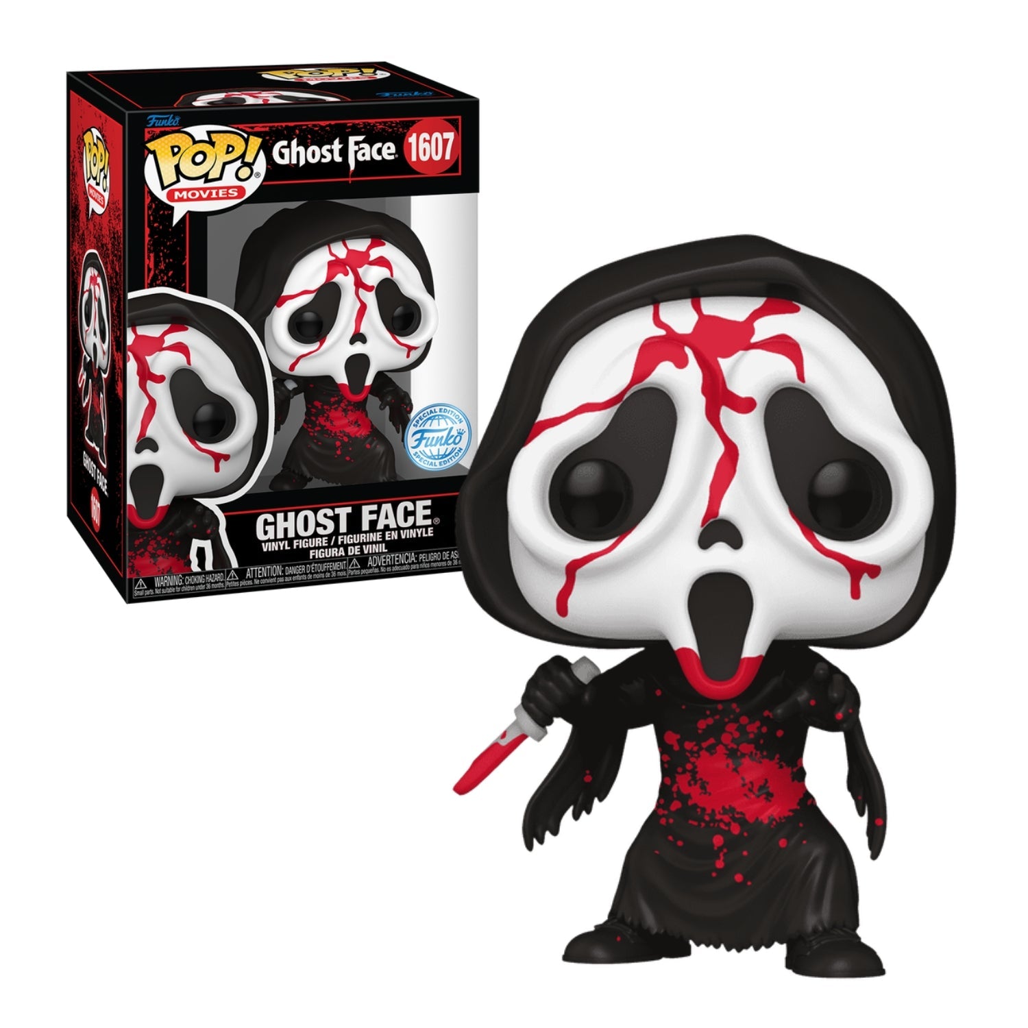 Funko Pop! Ghost Face 1607 Exclusive - Pânico - Geek Plus