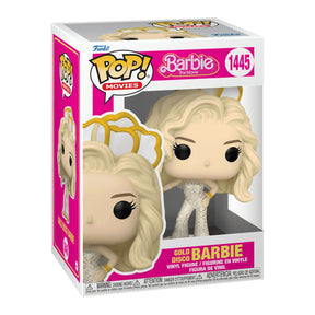 Funko Pop! Gold Disco Barbie 1445 (Barbie com Macacão Disco Dourado) - Barbie: O Filme - Geek Plus