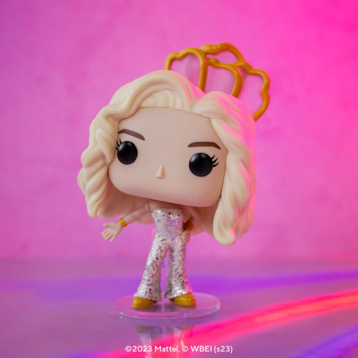Funko Pop! Gold Disco Barbie 1445 (Barbie com Macacão Disco Dourado) - Barbie: O Filme - Geek Plus