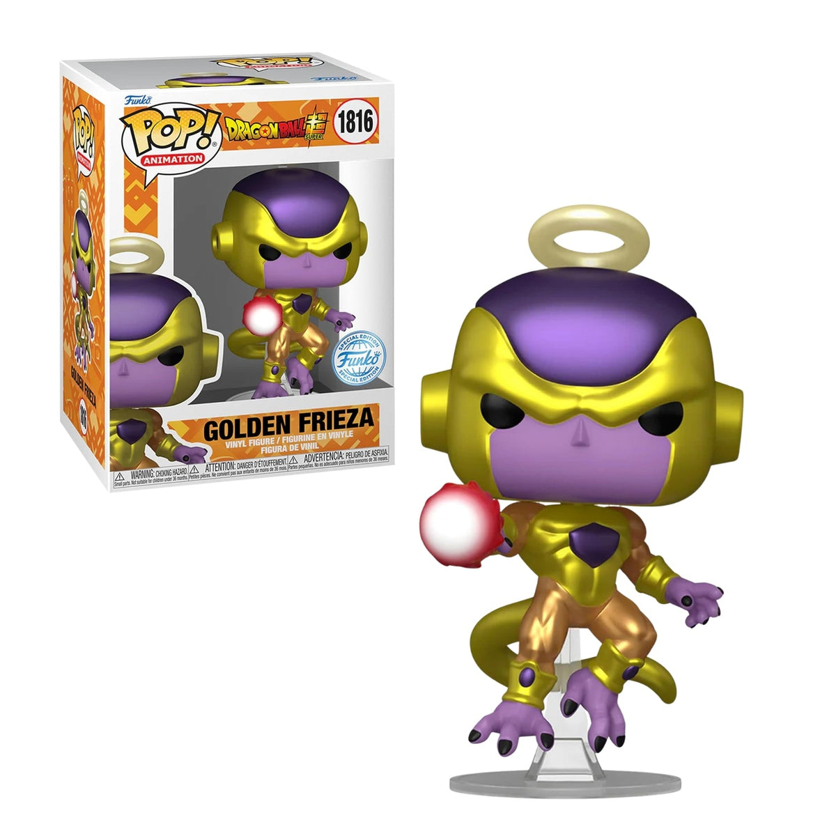 Funko Pop! Golden Frieza (Freeza Dourado) 1816 (Special Edition) - Dragon Ball Z - Geek Plus