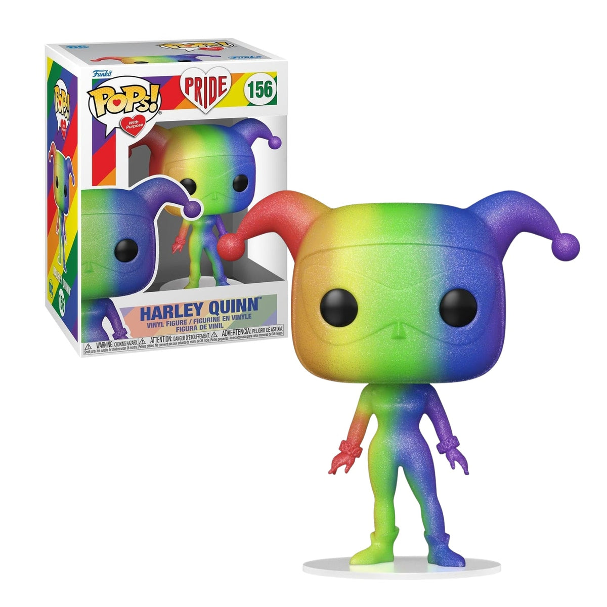Funko Pop! Harley Quinn Pride 156 - DC - Geek Plus