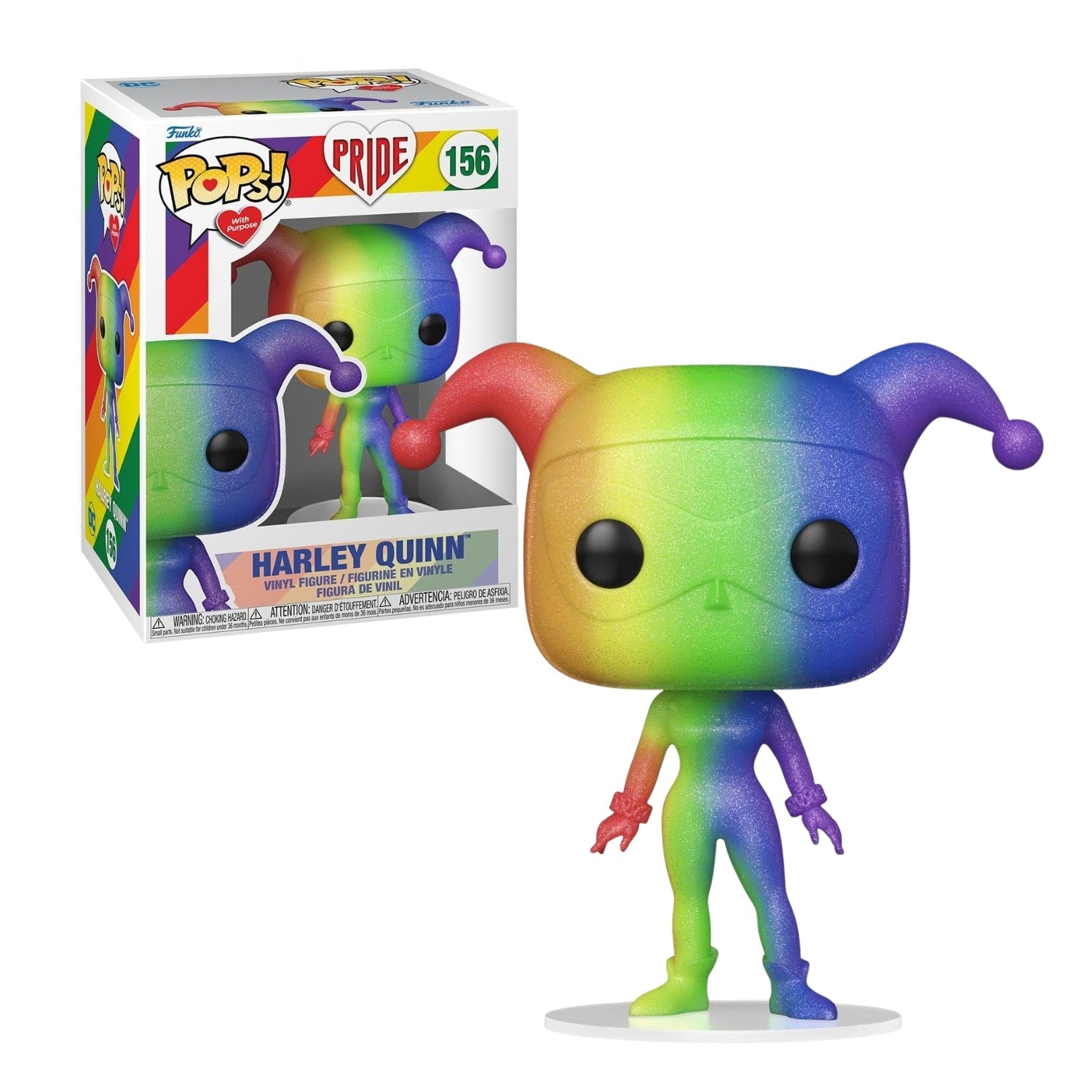 Funko Pop! Harley Quinn Pride 156 - DC - Geek Plus