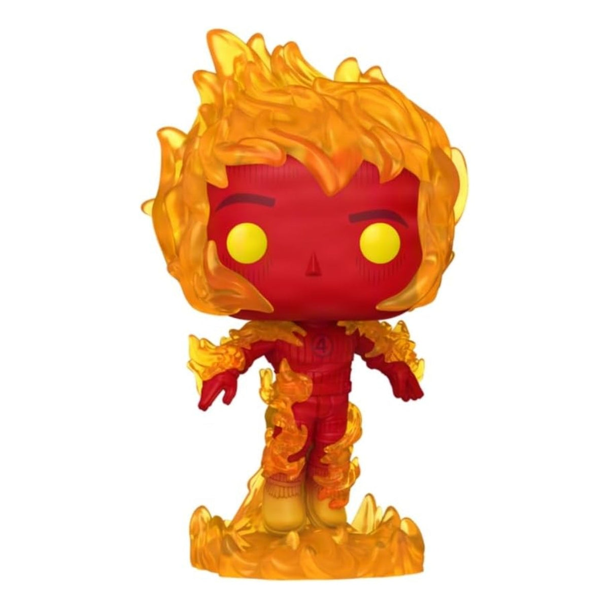 Funko Pop! Human Torch (Tocha Humana) 1517 - Marvel Quarteto Fantastico - Geek Plus