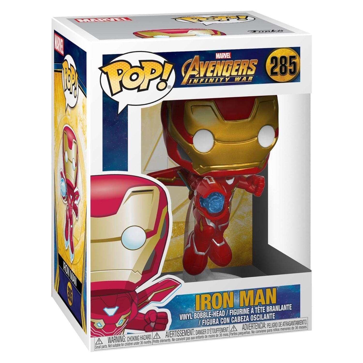 Funko Pop! Iron Man (Homem de Ferro) 285 - Marvel Avengers Infinity War - Geek Plus