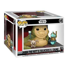 Funko Pop! Jabba The Hutt & Salacious B. Crumb 611 Super Sized - Star Wars - Geek Plus