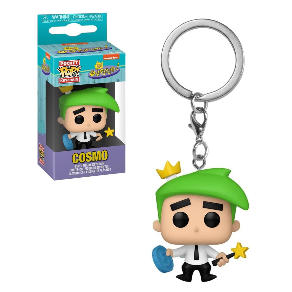 Funko Pop! Keychain Chaveiro Cosmo - Os Padrinhos Mágicos - Geek Plus