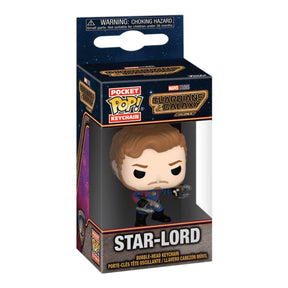 Funko Pop! Keychain Chaveiro Senhor das Estrelas - Marvel Guardiões da Galáxia - Geek Plus