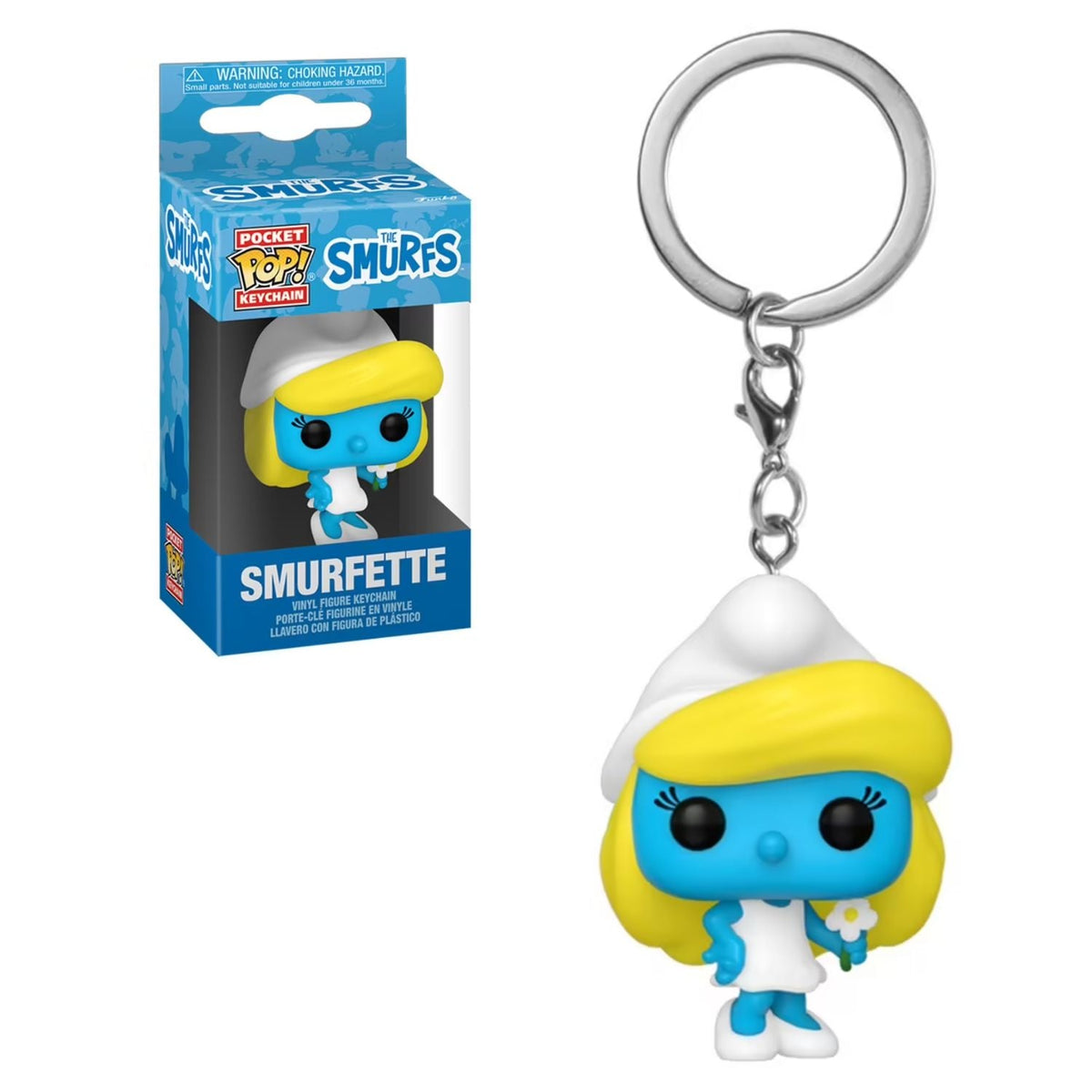 Funko Pop! Keychain Chaveiro Smurfette - Os Smurfs - Geek Plus