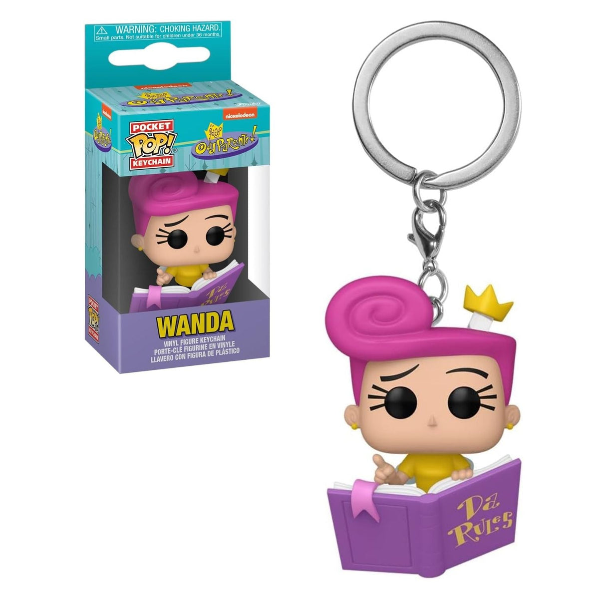 Funko Pop! Keychain Chaveiro Wanda - Os Padrinhos Mágicos - Geek Plus