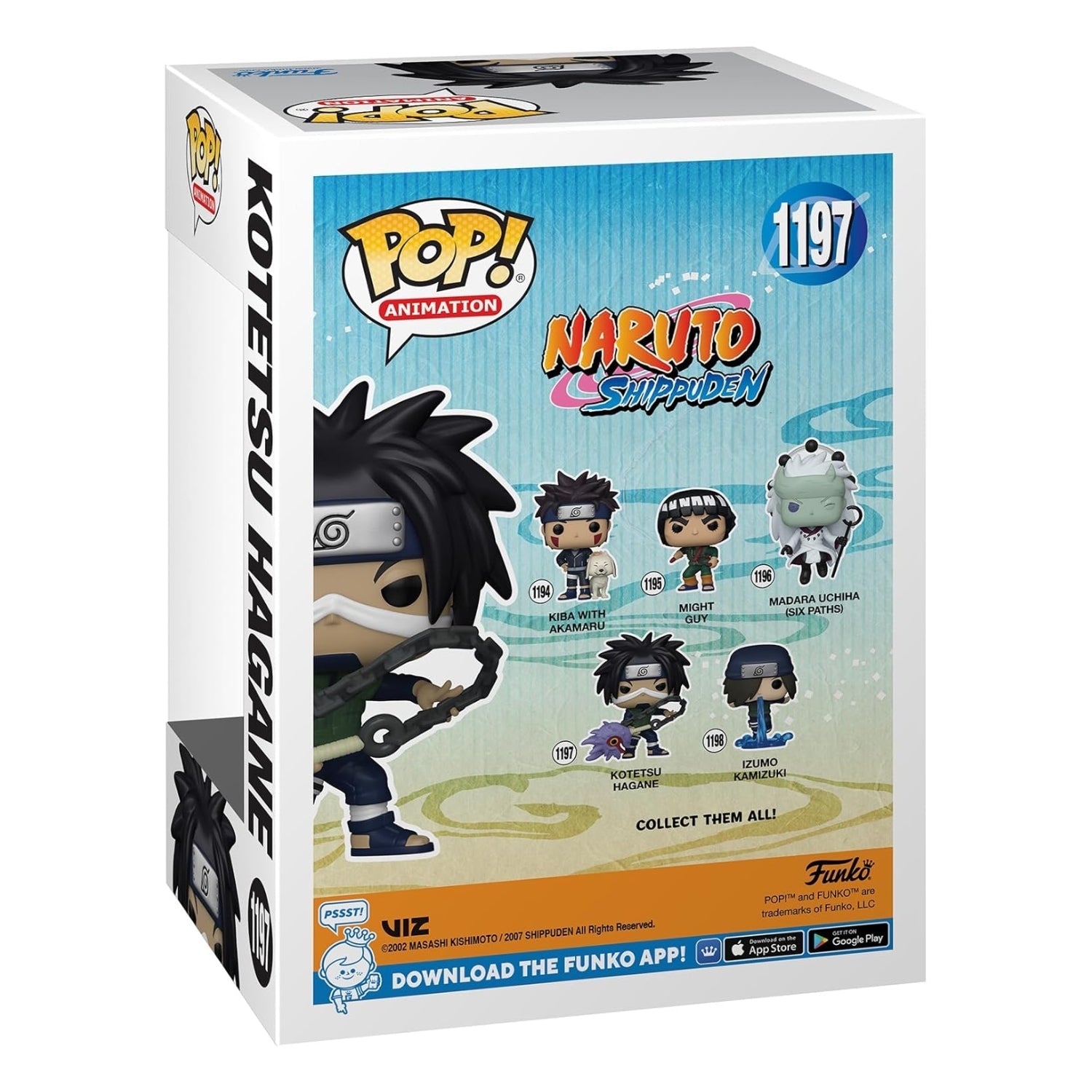 Funko Pop! Kotetsu Hagane com Arma 1197 - Naruto Shippuden - Geek Plus