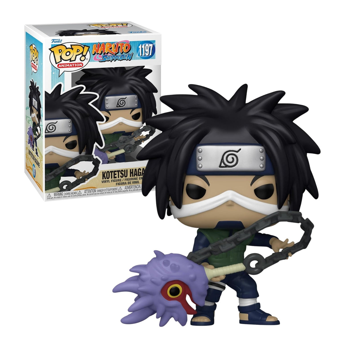 Funko Pop! Kotetsu Hagane com Arma 1197 - Naruto Shippuden - Geek Plus