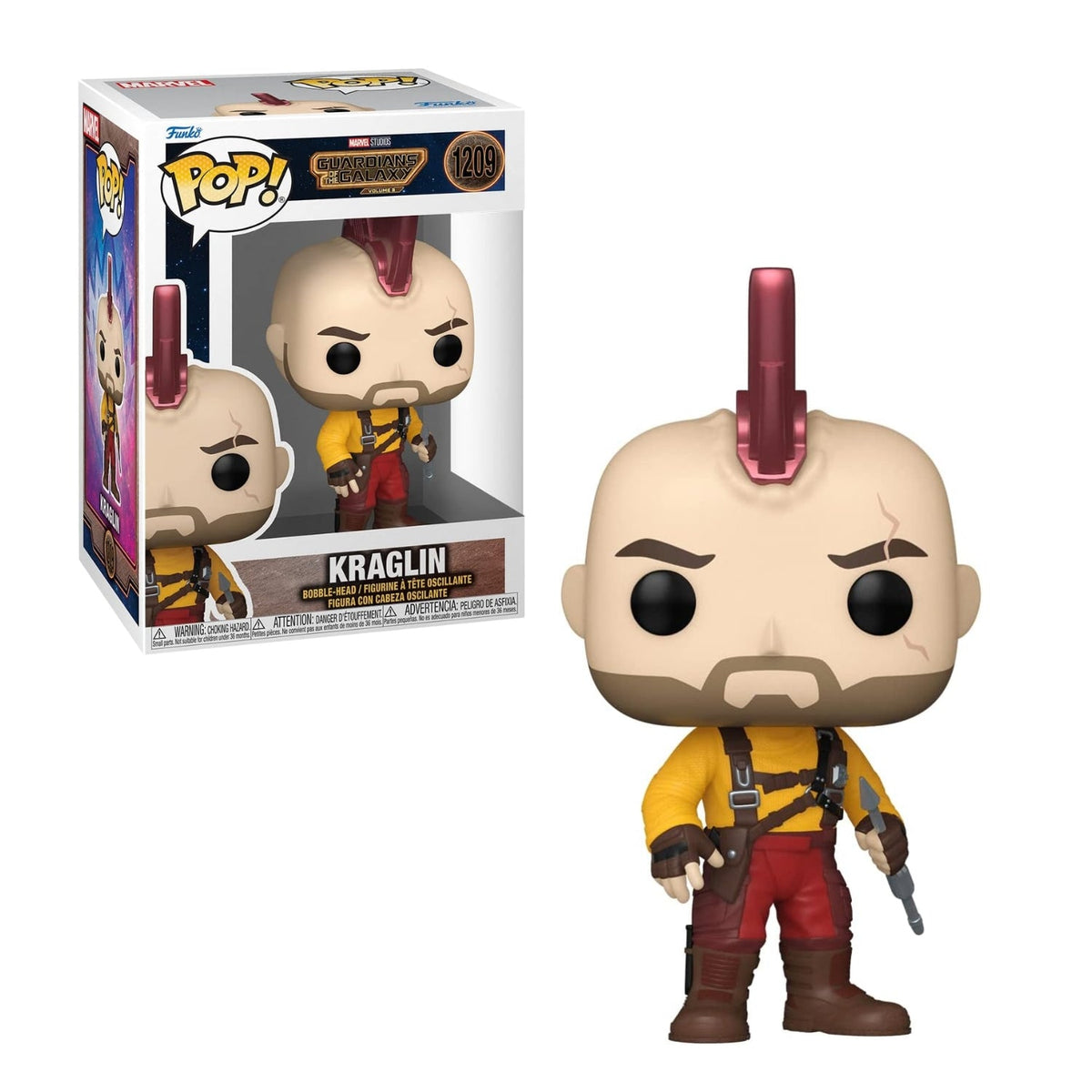Funko Pop! Kraglin 1209 - Marvel Guardiões da Galáxia - Geek Plus