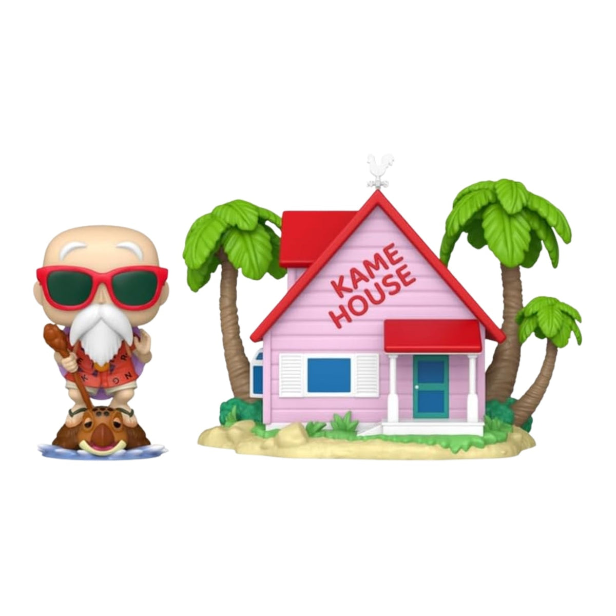 Funko Pop! Master Roshi at Kame House (Casa do Mestre Kame) 46 - Dragon Ball Town - Geek Plus