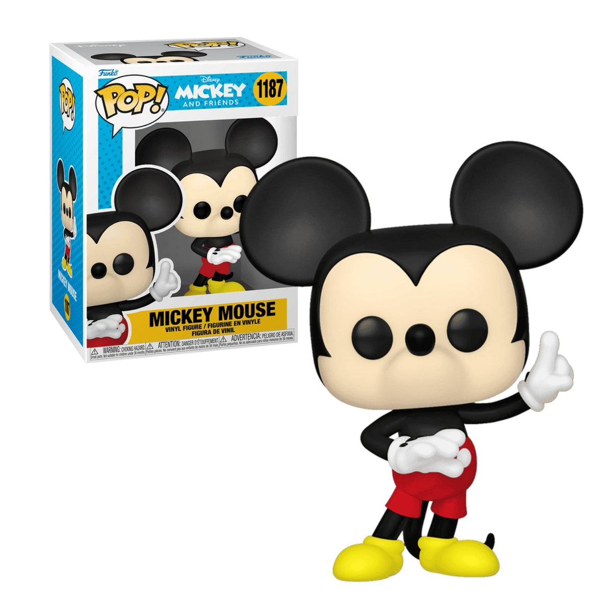 Funko Pop! Mickey Mouse 1187 - Disney Mickey e Amigos - Geek Plus