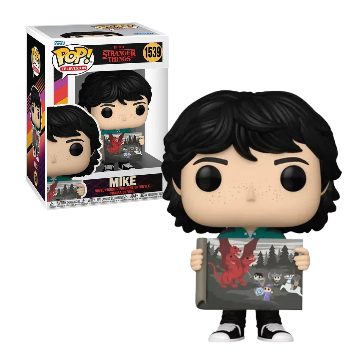 Funko Pop! Mike (Com a Pintura do Will) 1539 - Stranger Things - Geek Plus