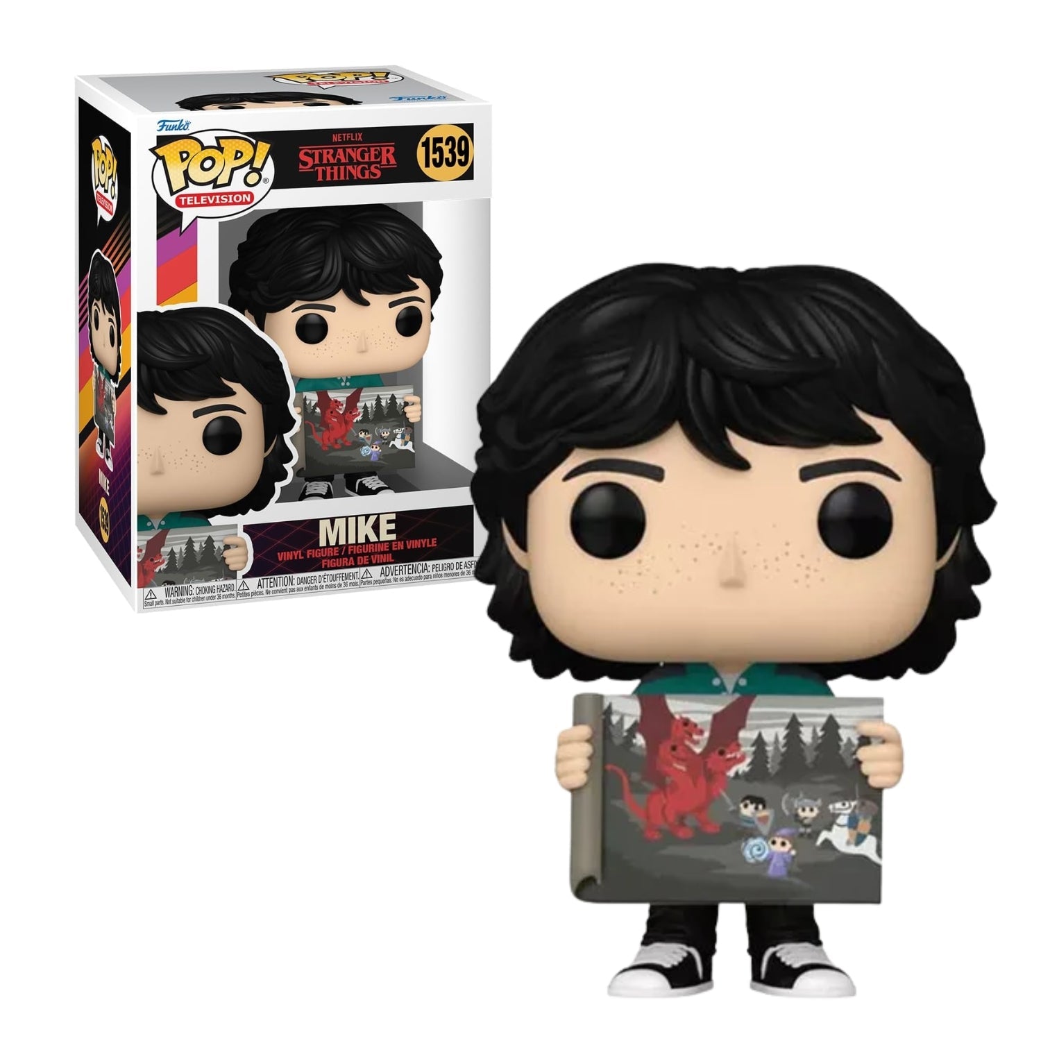 Funko Pop! Mike (Com a Pintura do Will) 1539 - Stranger Things - Geek Plus