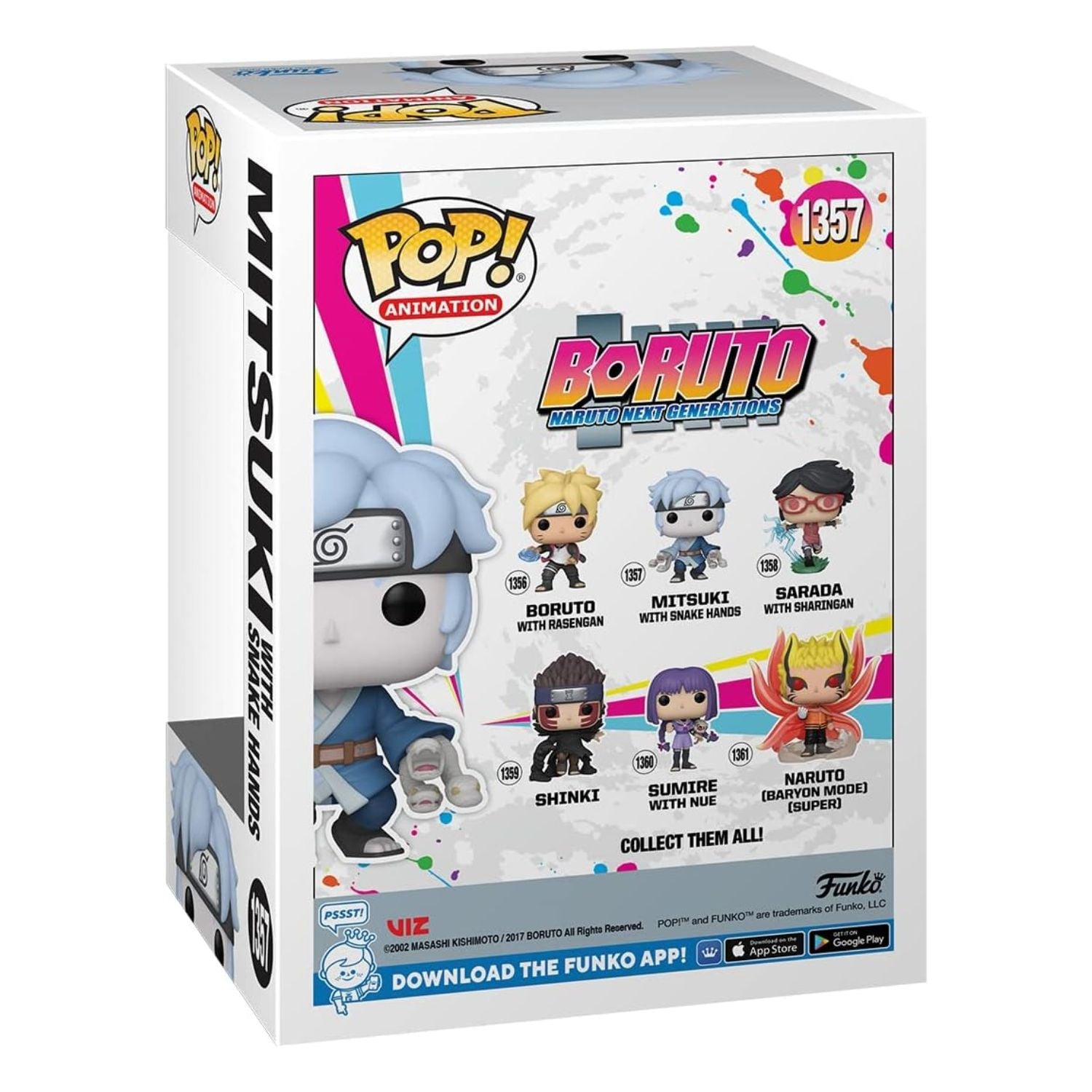 Funko Pop! Mitsuki with Snake Hands (Mãos de Cobra) 1357 - Boruto - Geek Plus