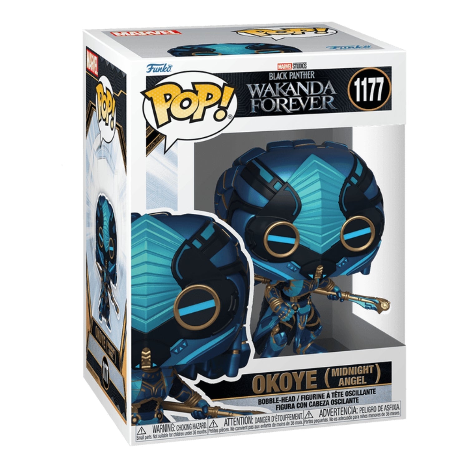 Funko Pop! Okoye (Midnight Angel) 1177 - Marvel Pantera Negra - Geek Plus