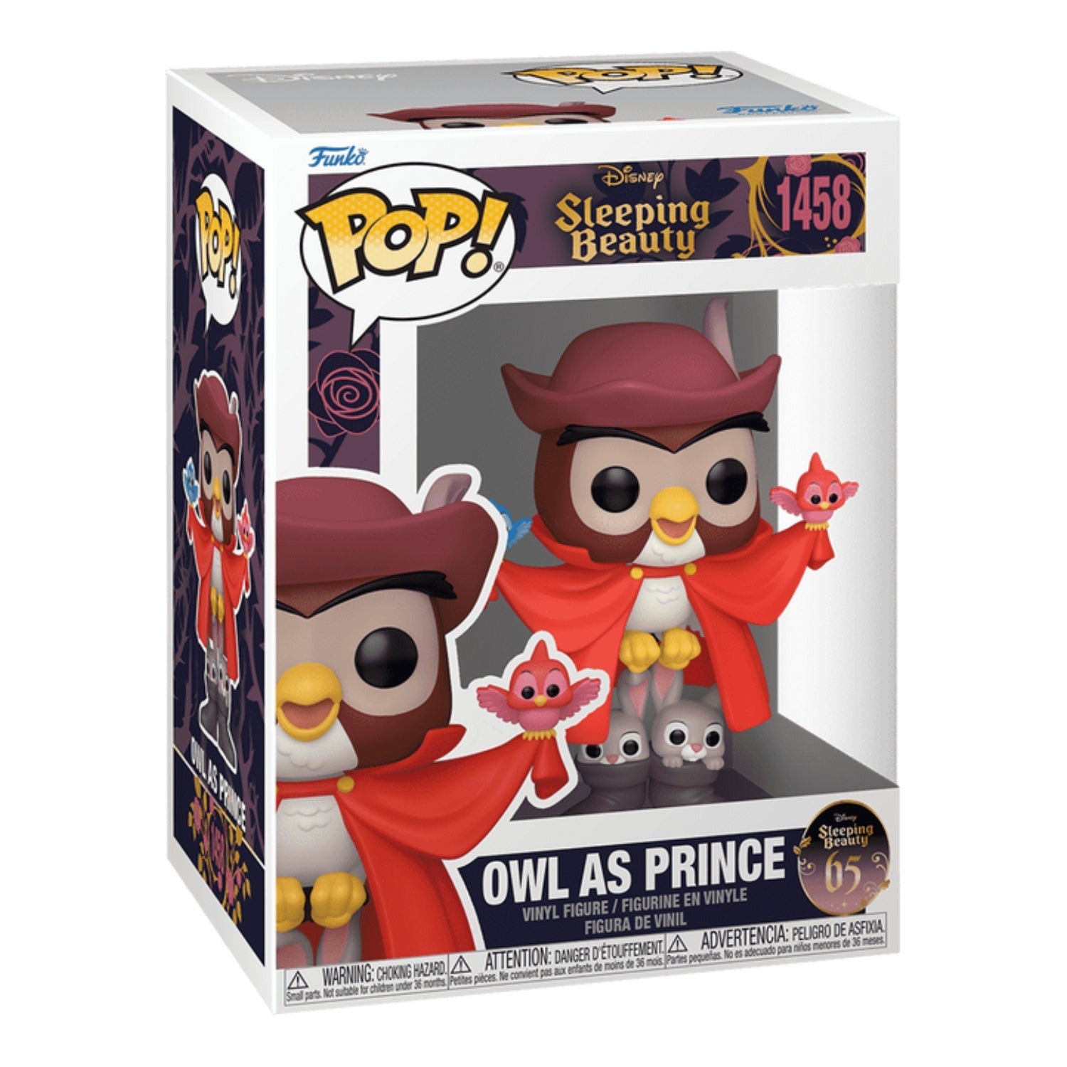 Funko Pop! Owl As Prince (Coruja como Príncipe) 1458 - Disney A Bela Adormecida - Geek Plus