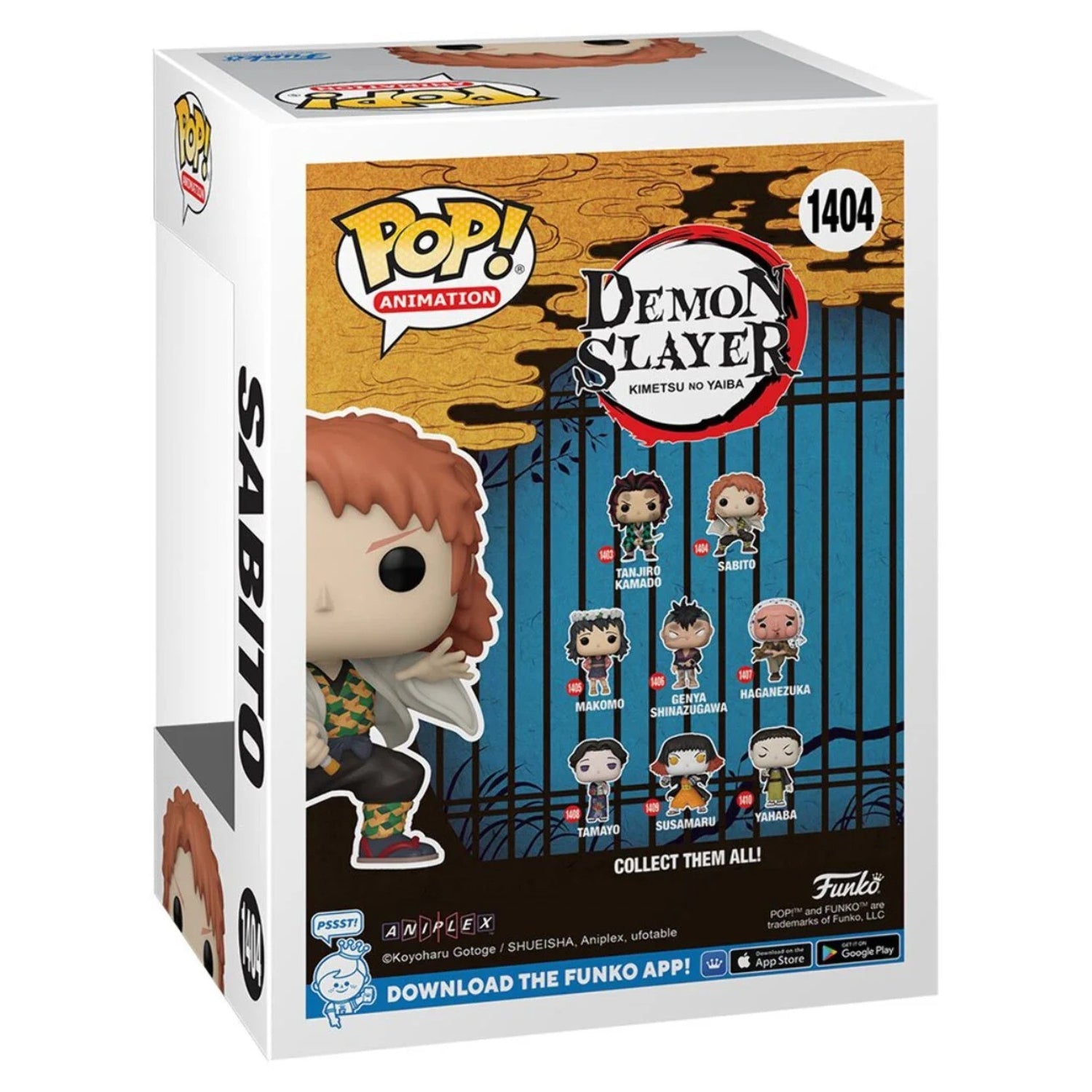 Funko Pop! Sabito 1404 - Demon Slayer - Geek Plus
