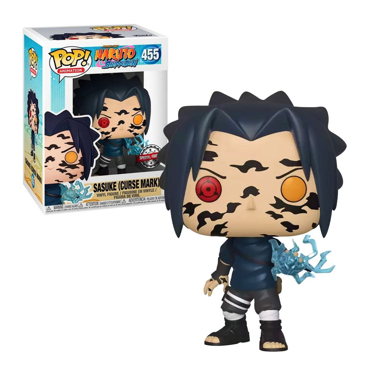 Funko Pop! Sasuke Curse Mark 455 (Marca da Maldição) Special Edition - Naruto Shippuden - Geek Plus