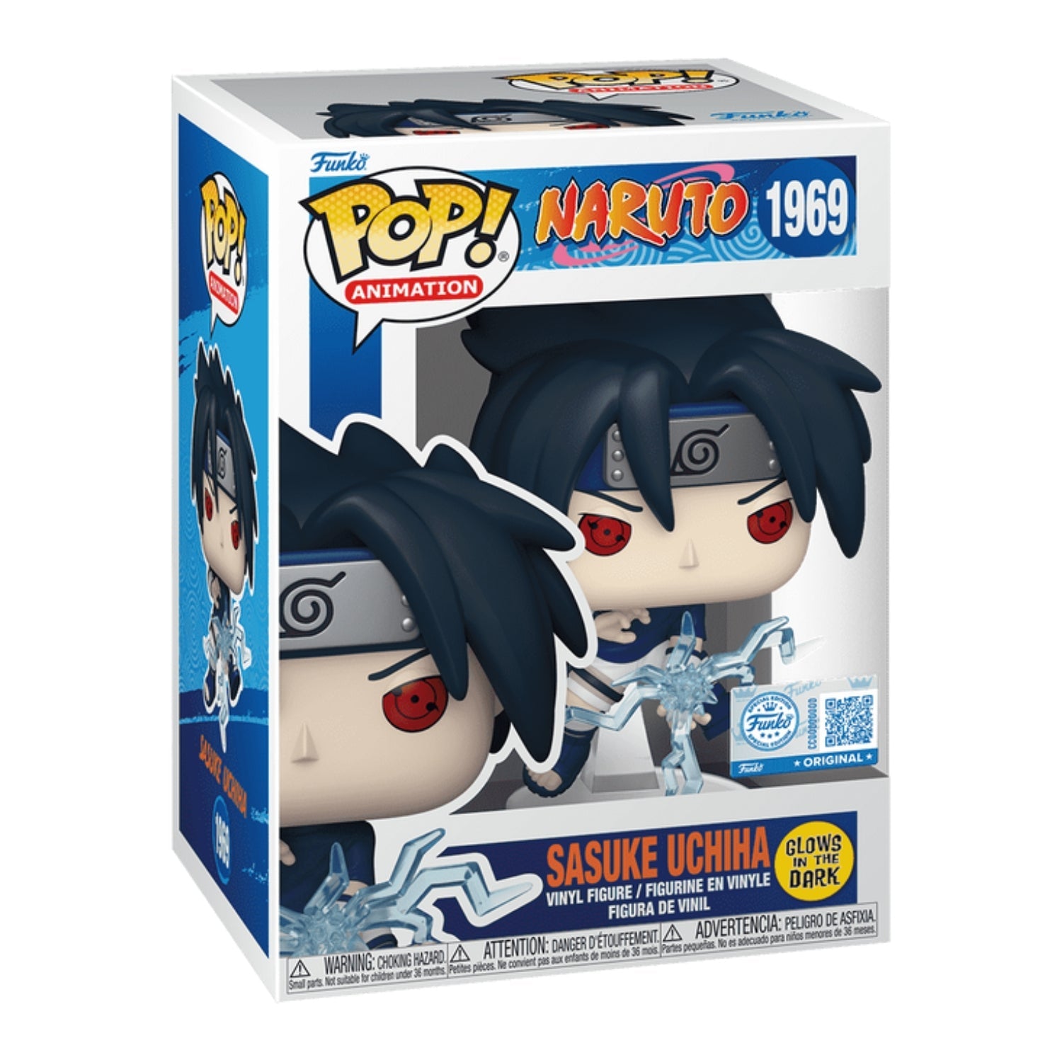 Funko Pop! Sasuke Uchiha 1969 (Special Edition Glows in the Dark) - Naruto Shippuden - Geek Plus