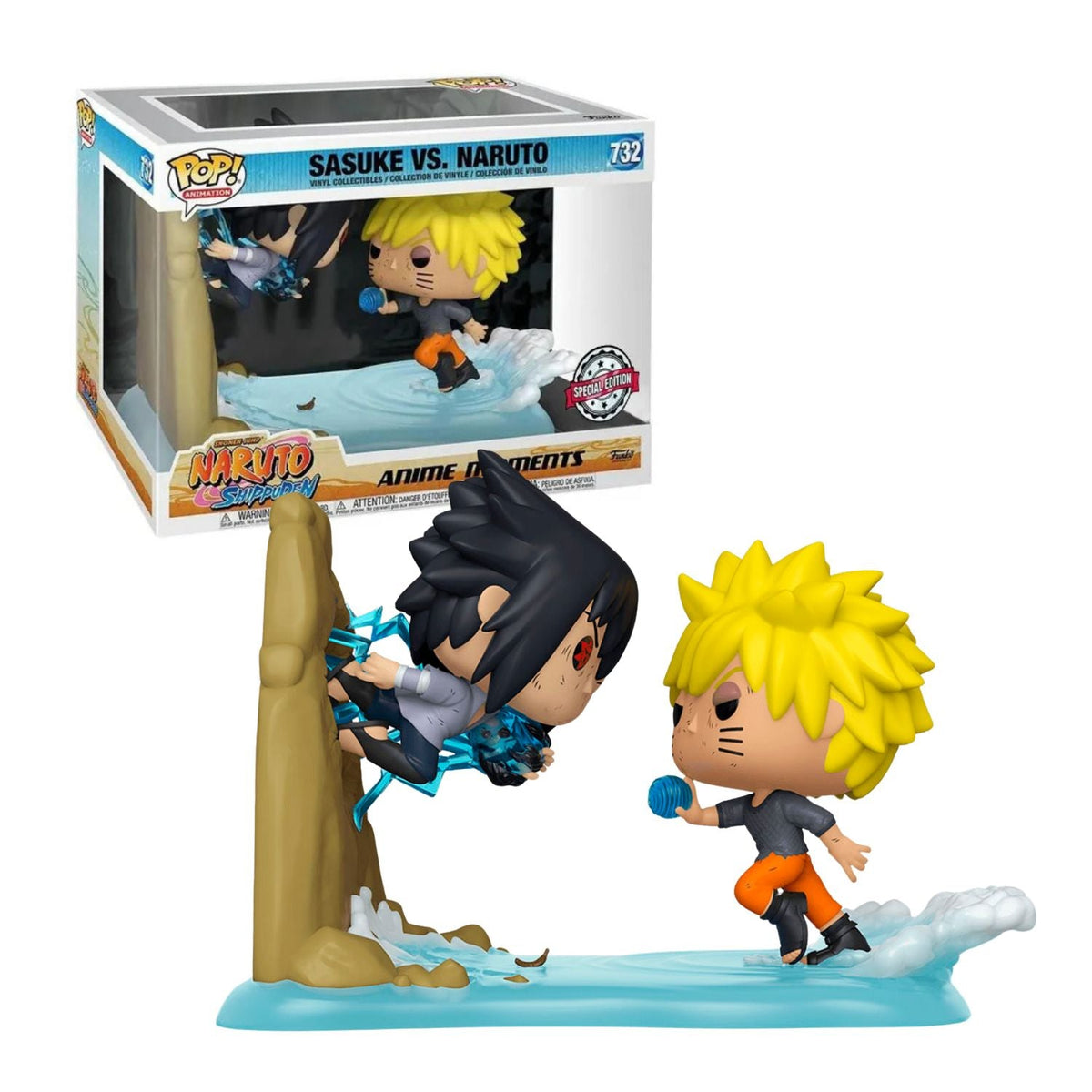 Funko Pop! Sasuke vs Naruto 732 Special Edition - Naruto Shippuden - Geek Plus
