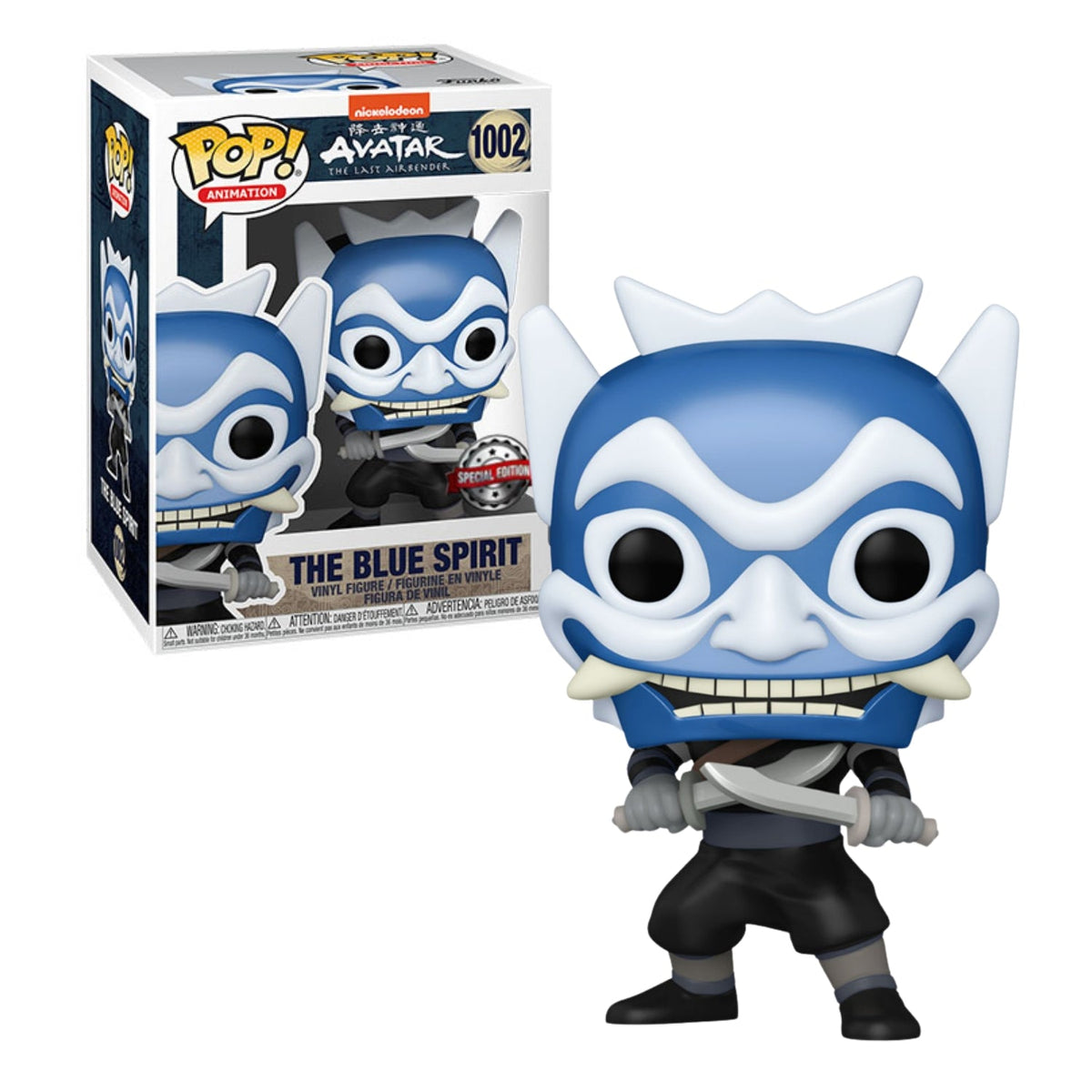 Funko Pop! The Blue Spirit (O Espírito Azul) 1002 (Special Edition) - Avatar - Geek Plus