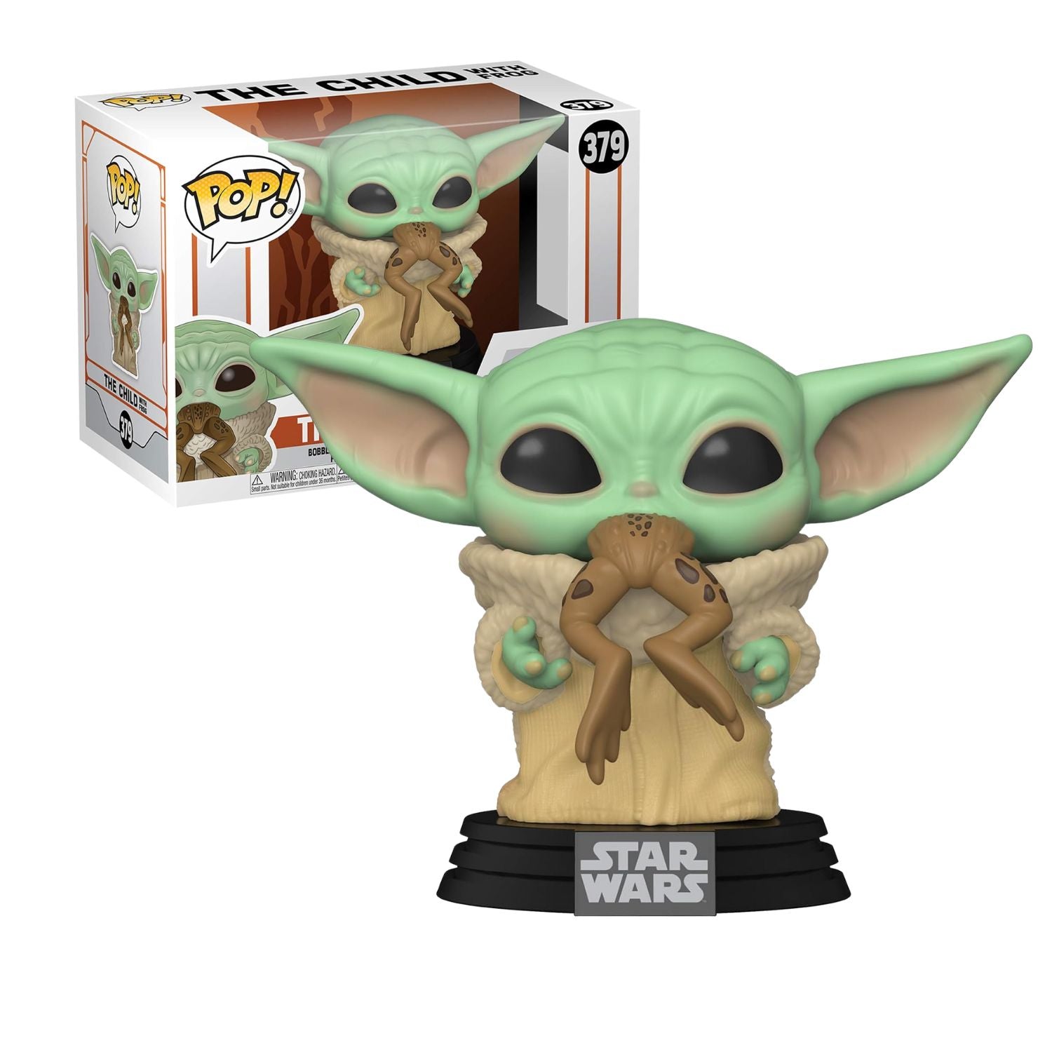 Funko Pop! The Child with Frog 379 (Baby Yoda com Sapo) - Star Wars - Geek Plus