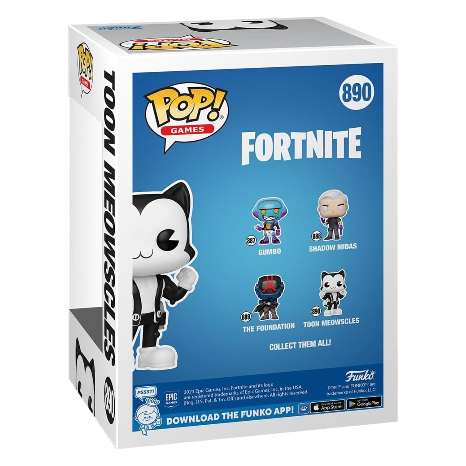 Funko Pop! Toon Meowscles 890 - Fortnite - Geek Plus