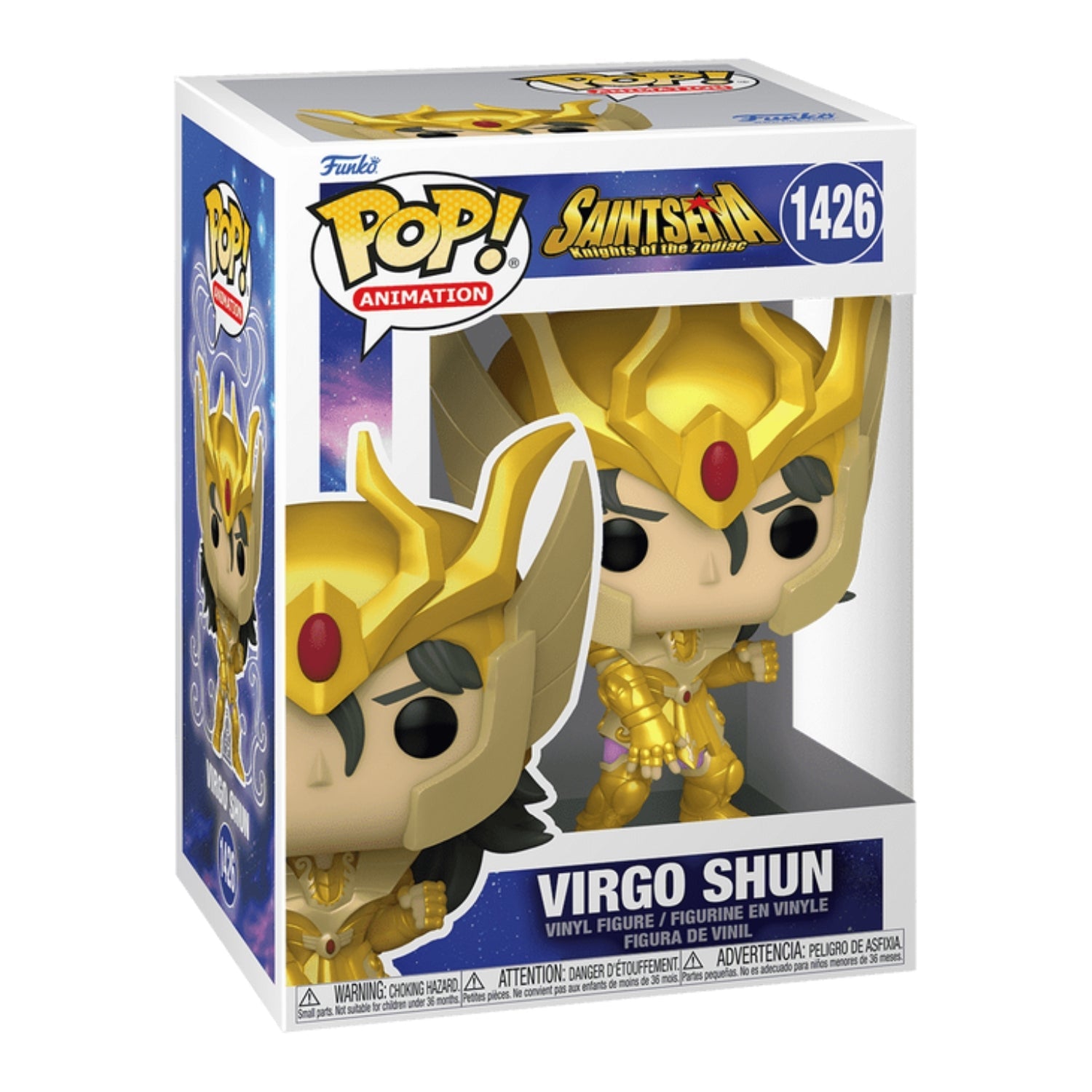 Funko Pop! Virgo Shun 1426 (Shun de Virgem) - Cavaleiros do Zodíaco - Geek Plus