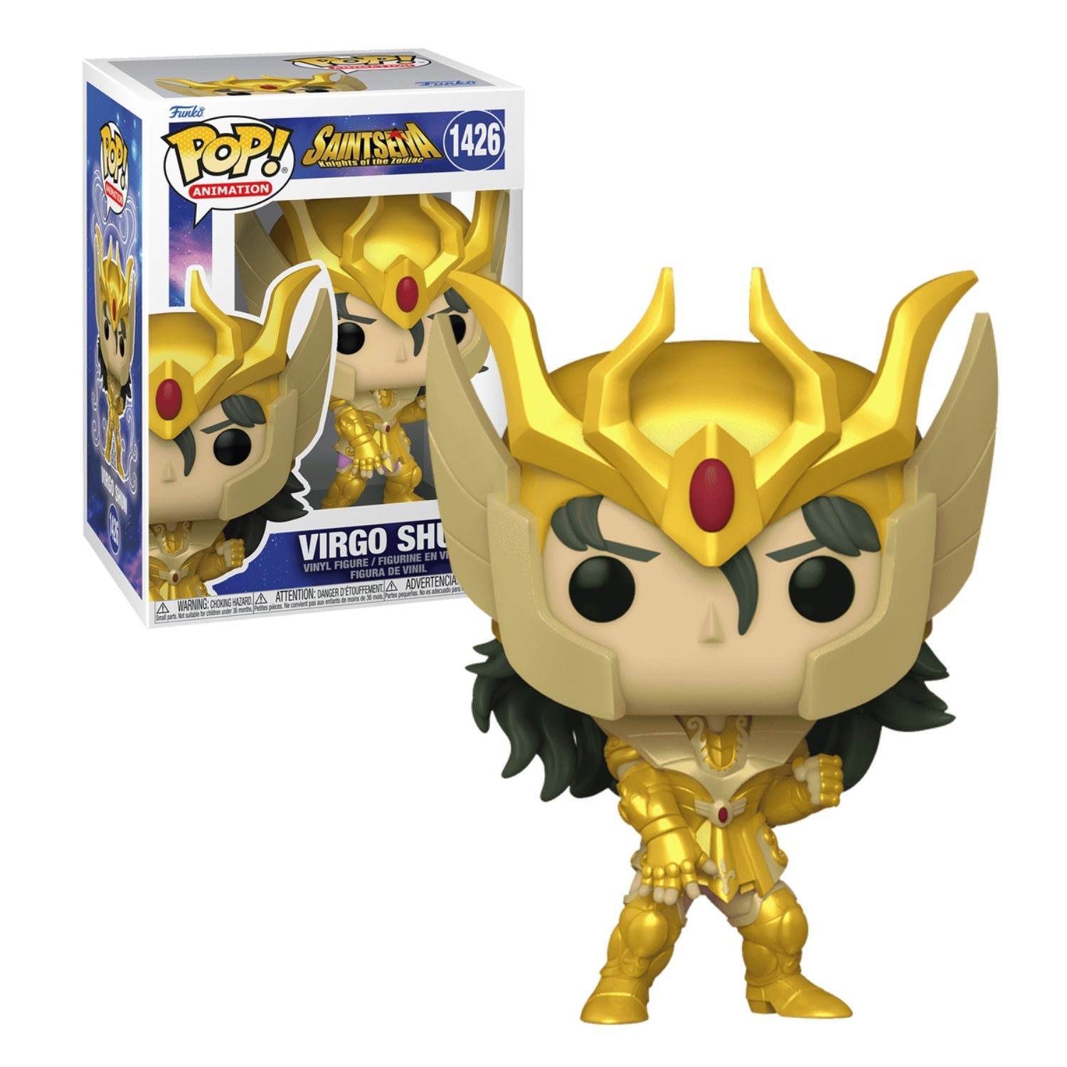 Funko Pop! Virgo Shun 1426 (Shun de Virgem) - Cavaleiros do Zodíaco - Geek Plus