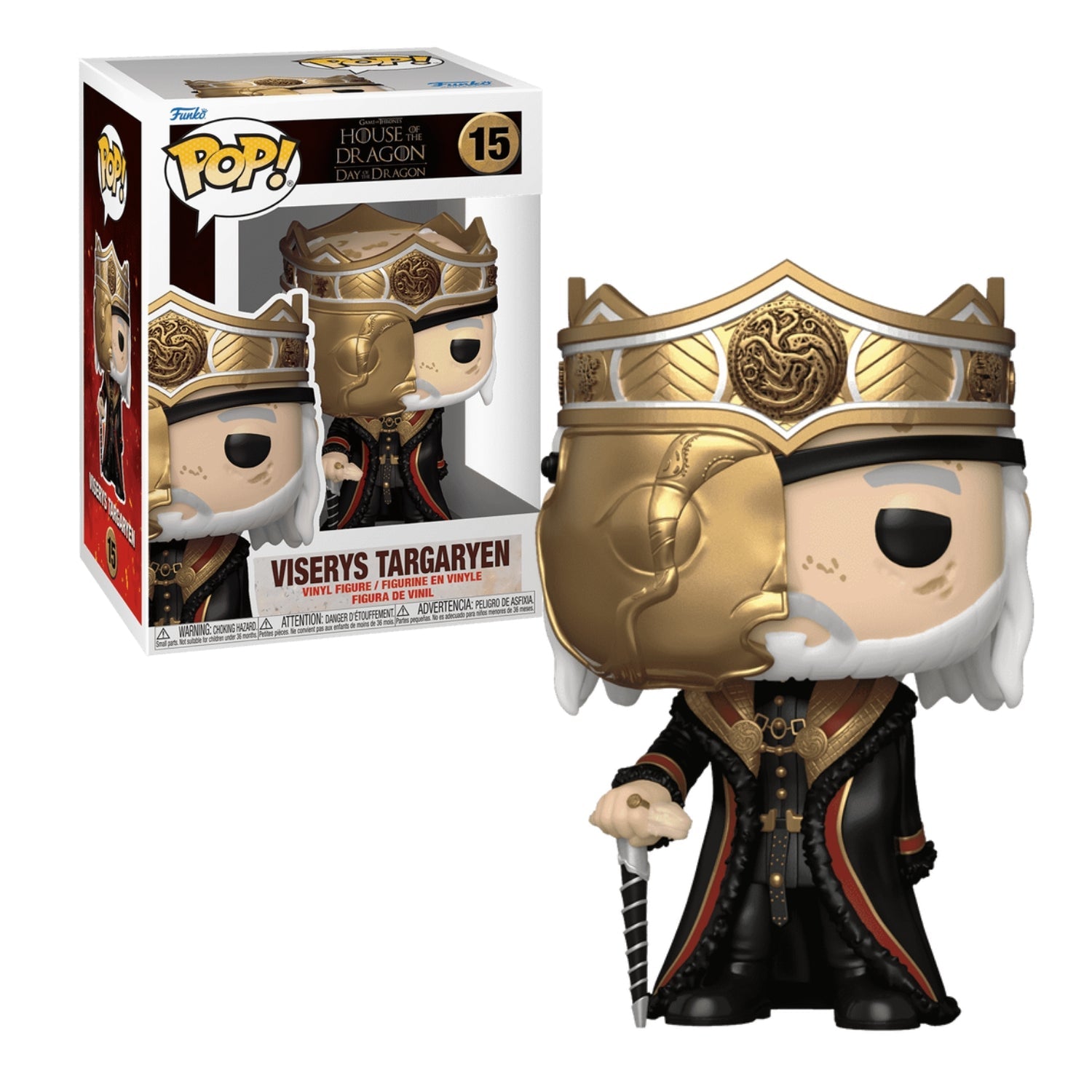 Funko Pop! Viserys Targaryen 15 - Game of Thrones A Casa do Dragão - Geek Plus