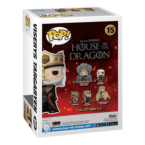 Funko Pop! Viserys Targaryen 15 - Game of Thrones A Casa do Dragão - Geek Plus